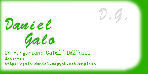 daniel galo business card